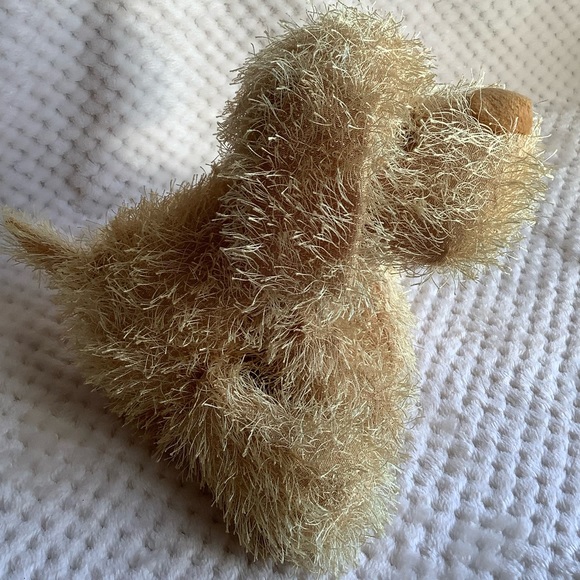 Royal Plush Inc Honey Coloured Spike Fur Plush Dog Floppy Legs Stuffed Animal - Picture 6 of 16